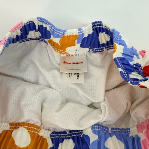 Hanna Andersson Floral and Striped Swim Trunks - Picture 2 of 6
